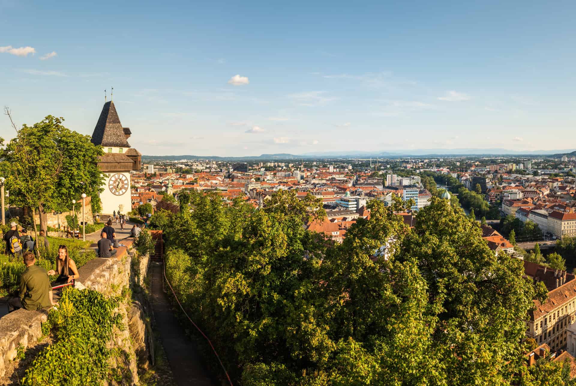 panorama sur la ville de graz