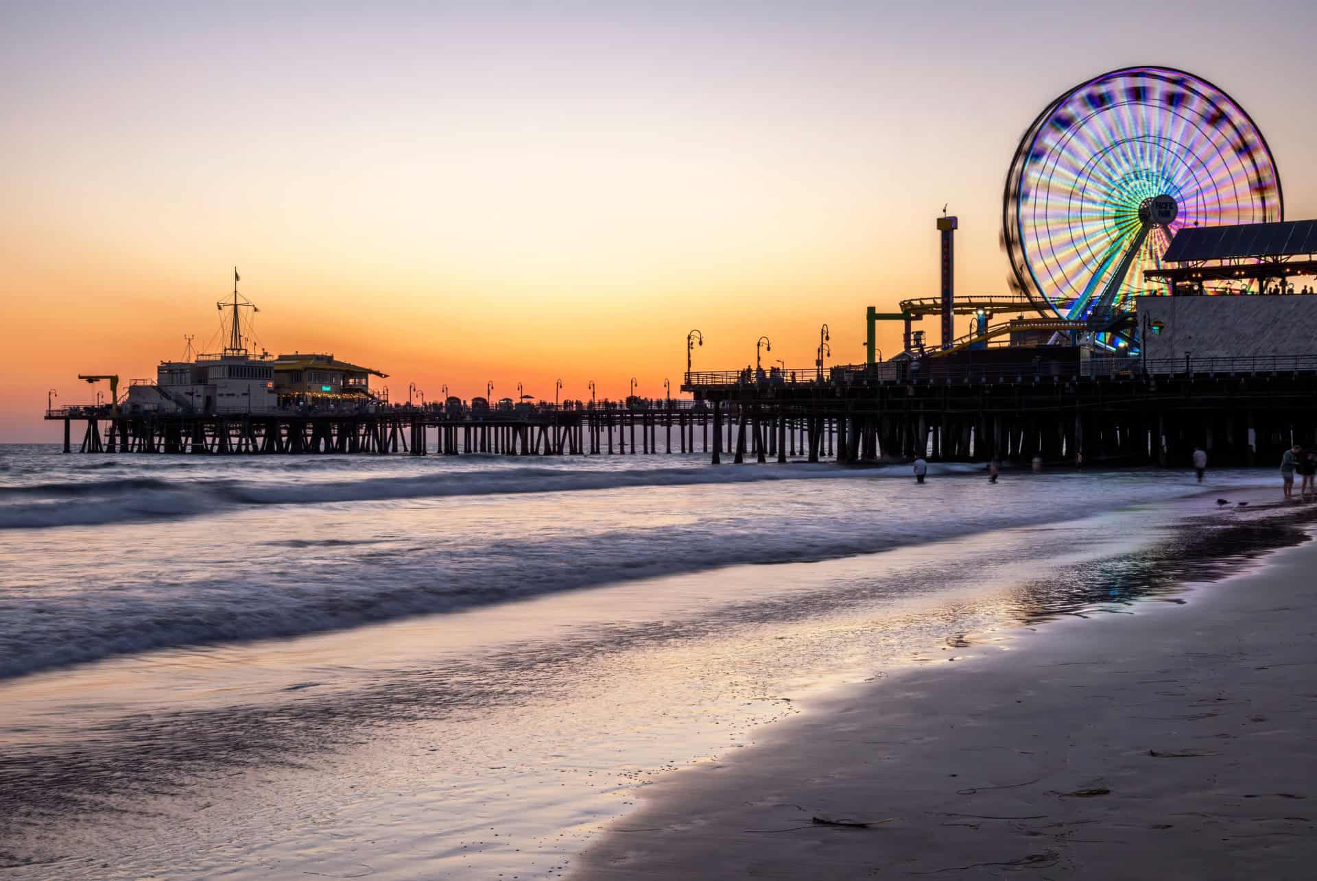 road trip en californie santa monica