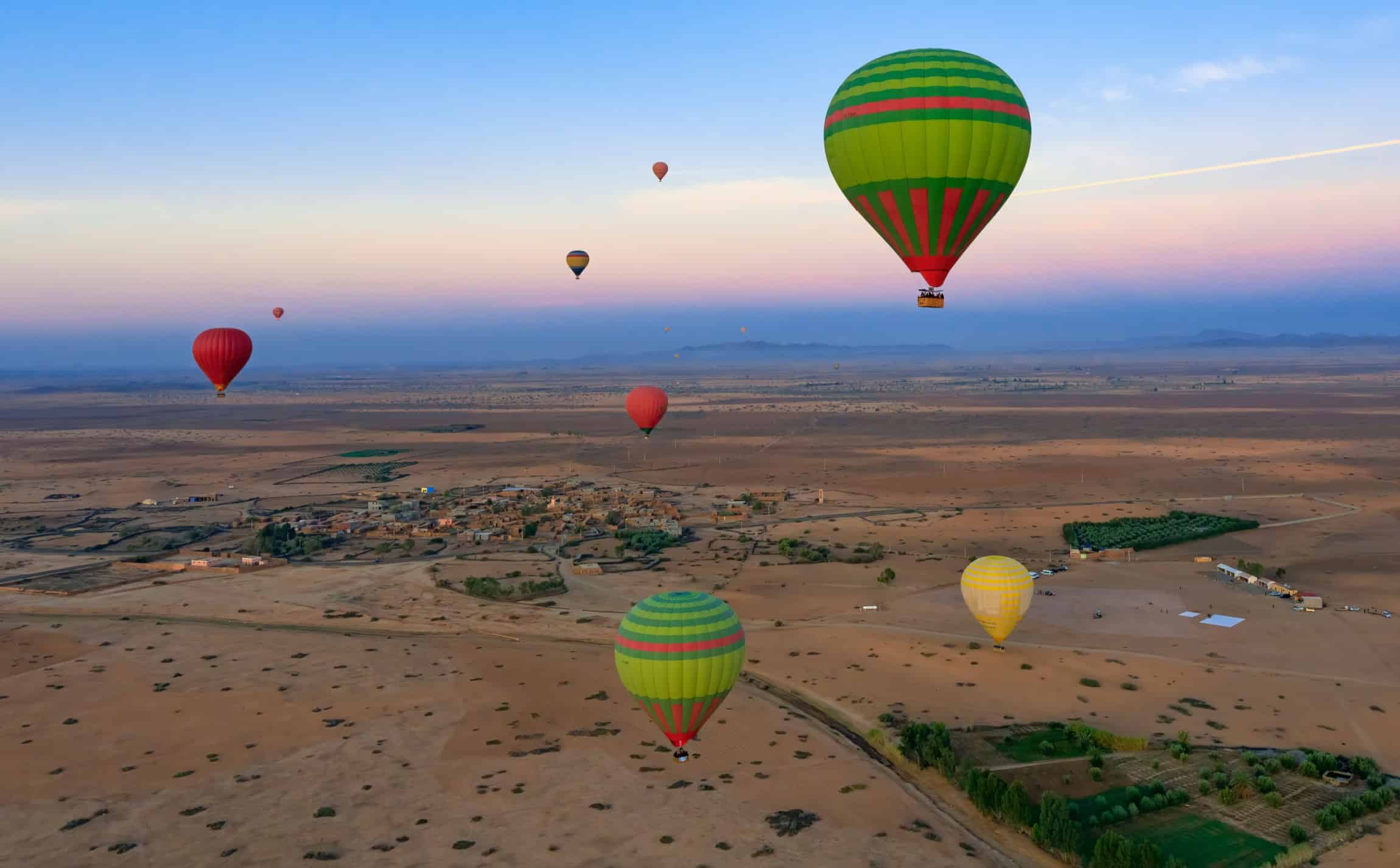 vol en montgolfiere marrakech
