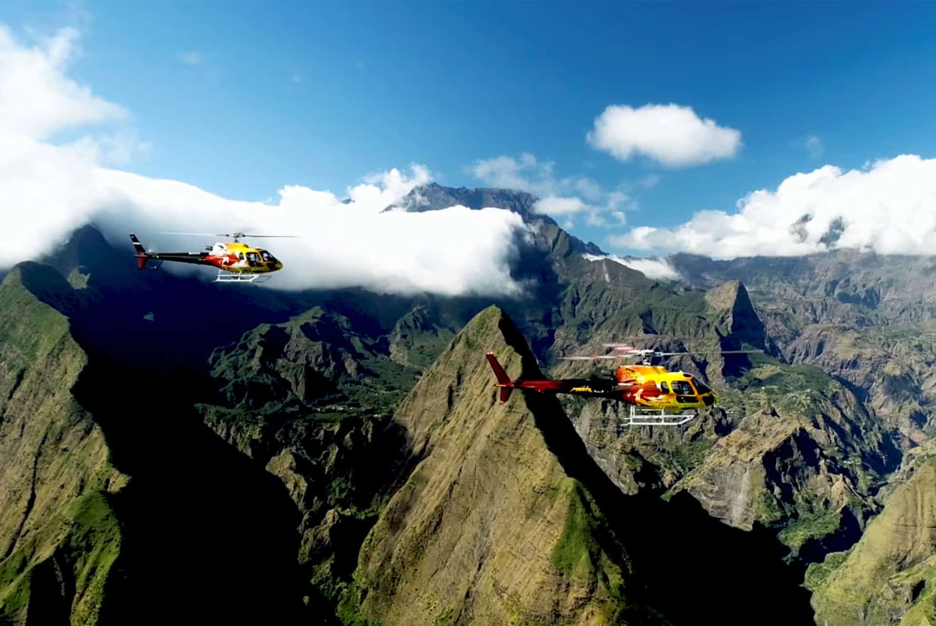 vol en helicoptere que faire à la réunion