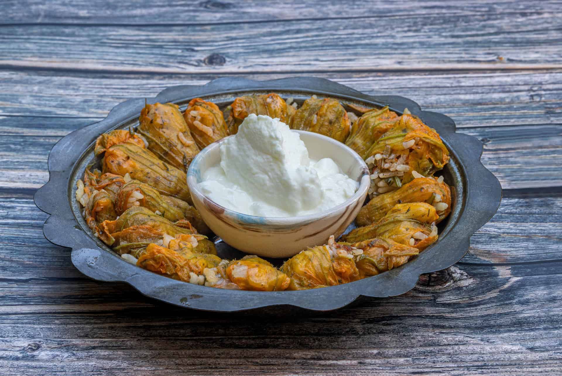 cuisine turque fleurs de courge farcies