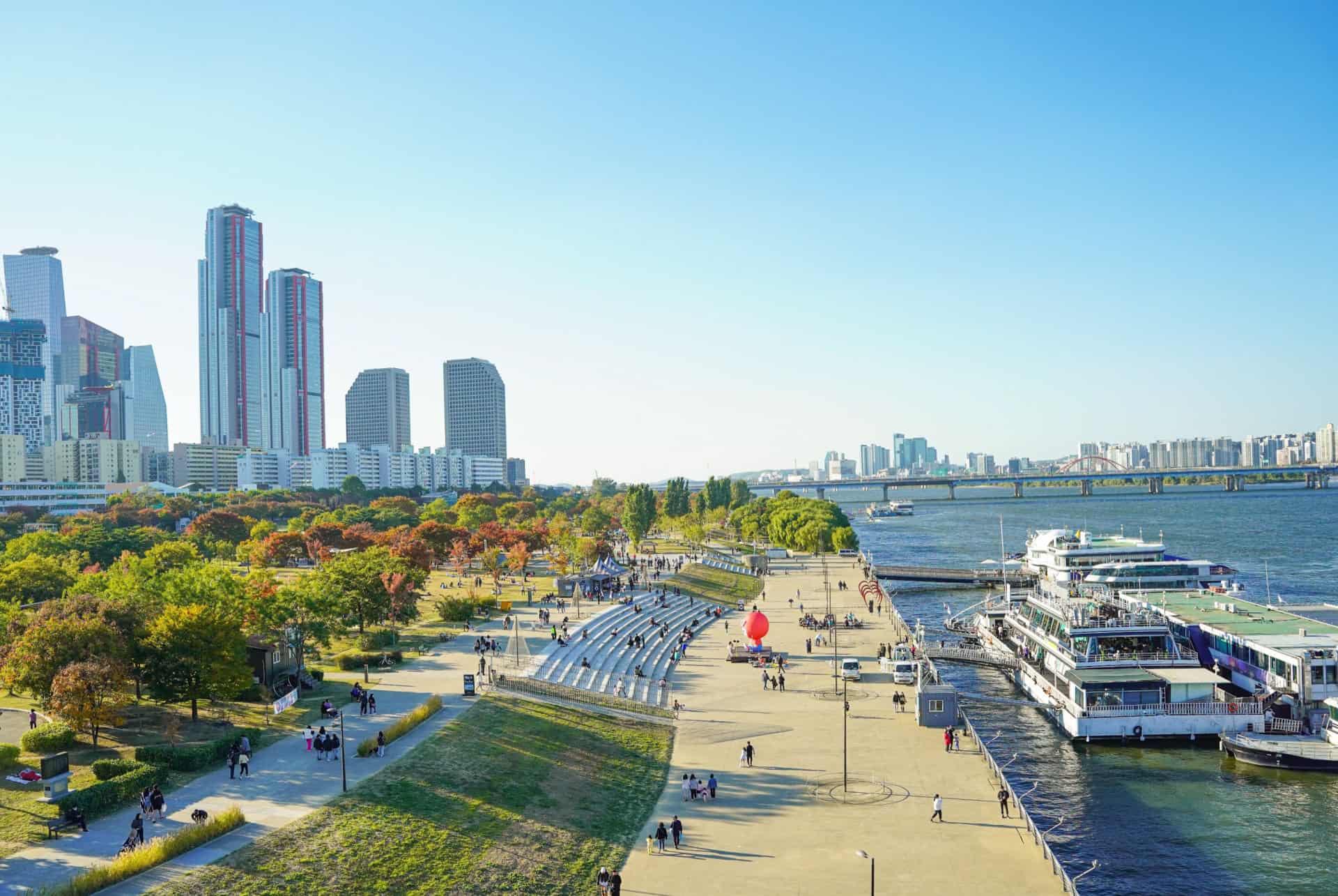 quand partir a seoul rives du fleuve han