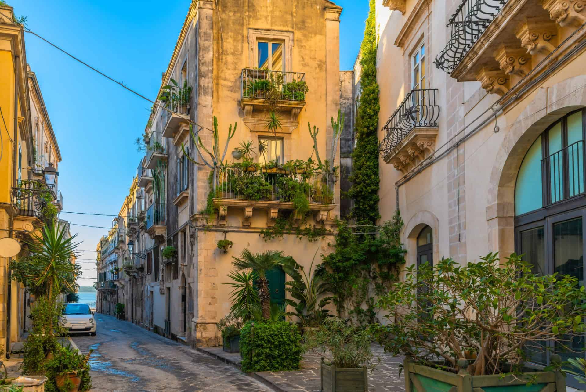ruelles de l'île de ortigia