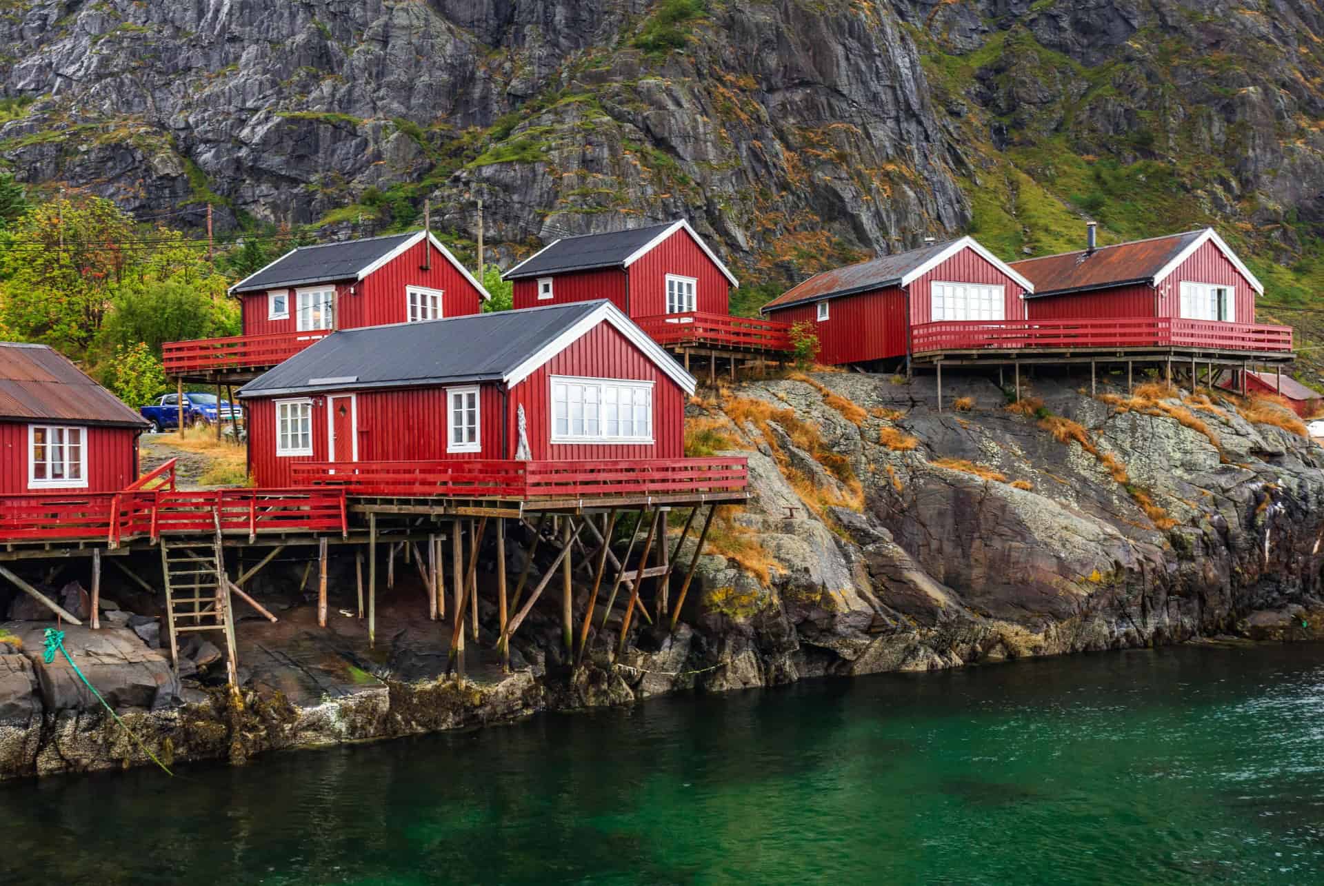 a village lofoten norvege