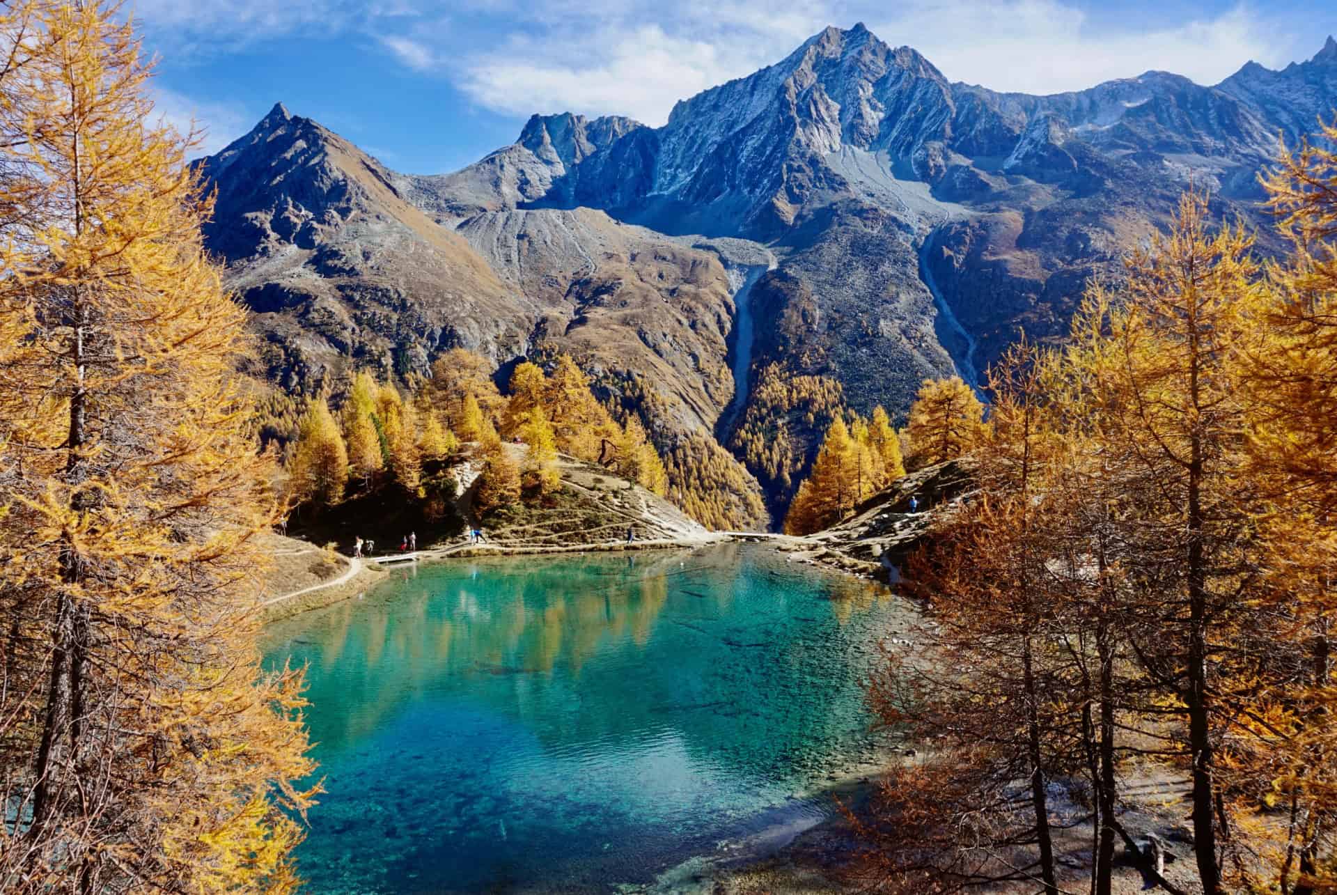 lac bleu arolla plus beaux lacs suisse