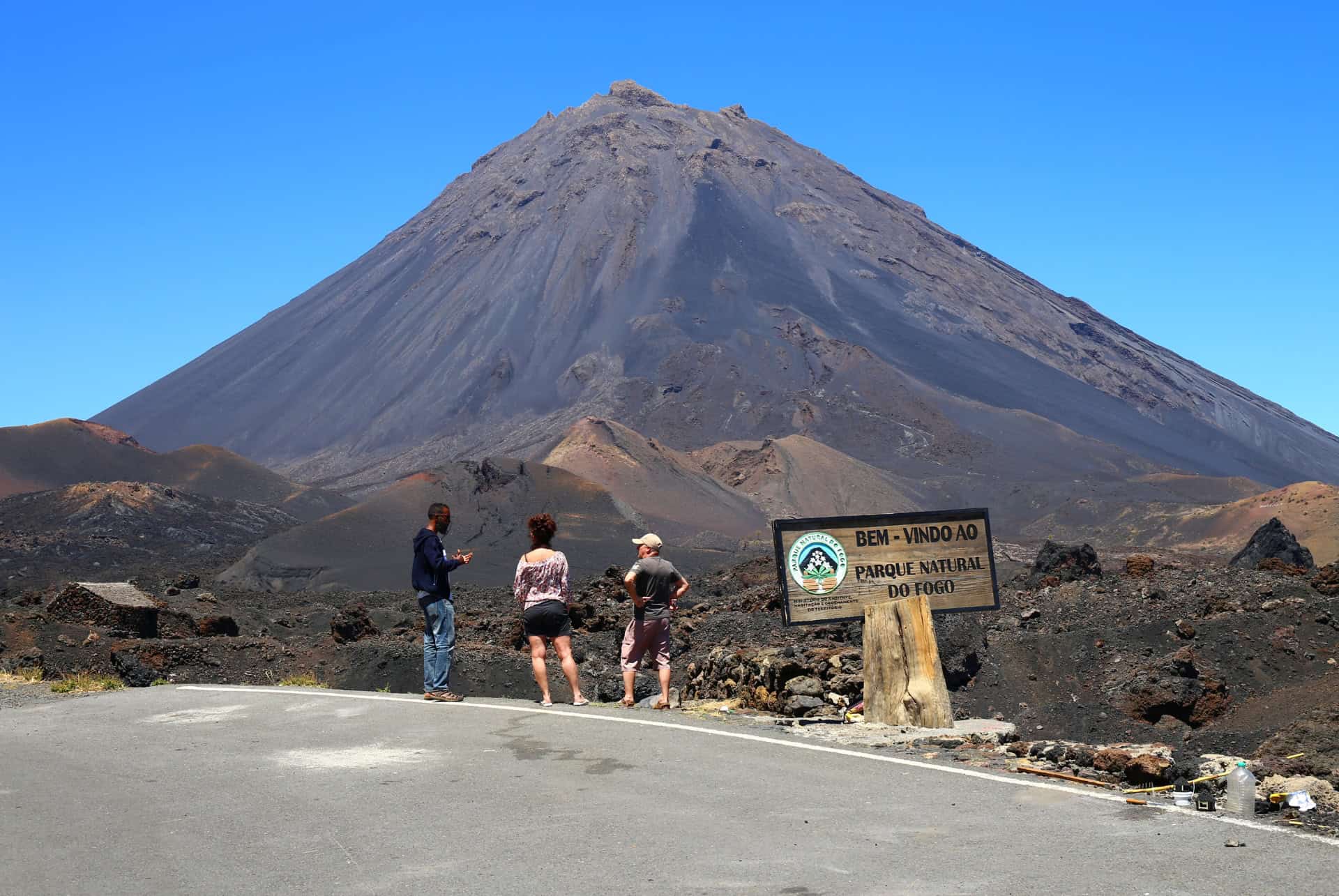 pico do fogo cap vert en aout