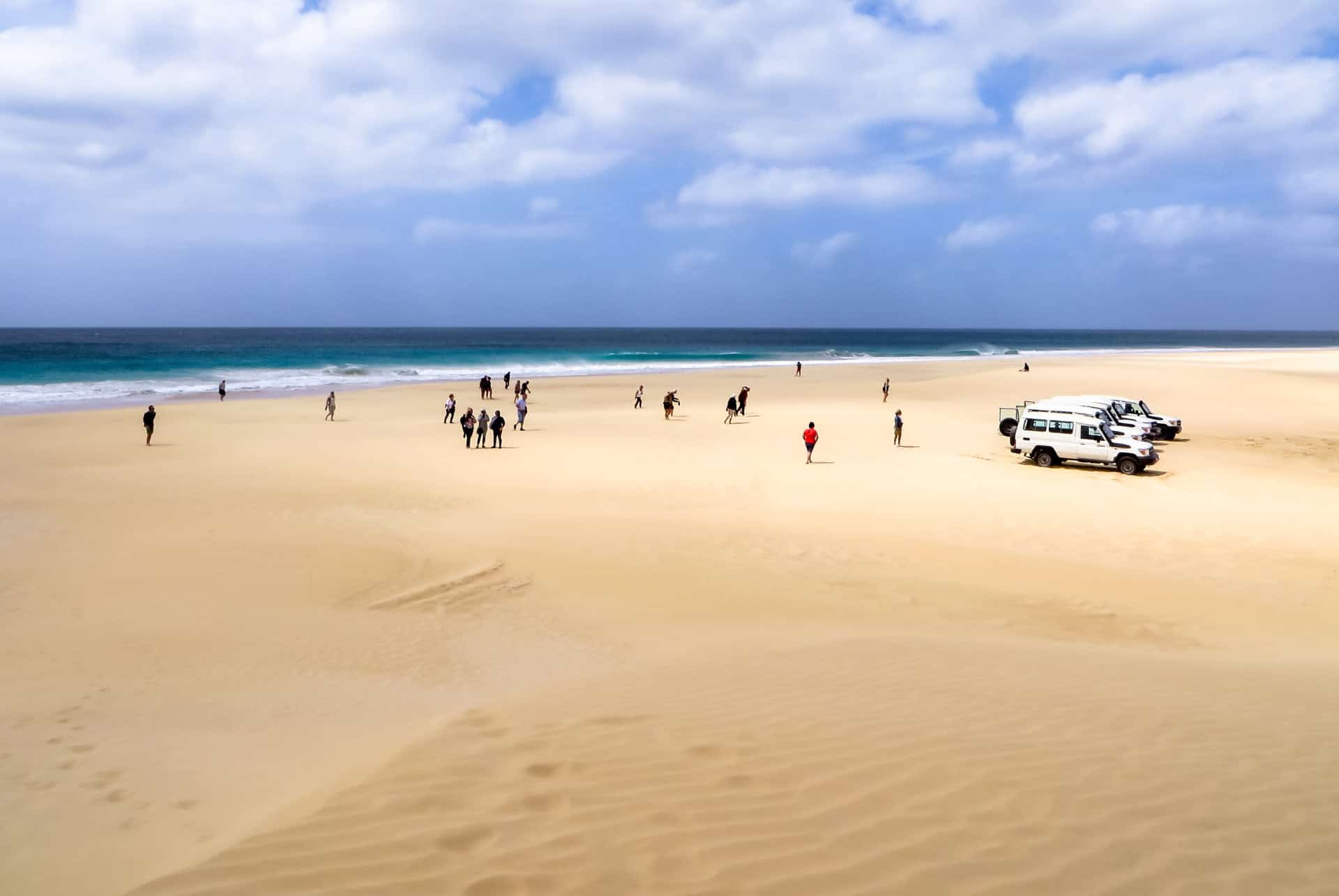 plage ile de boa vista cap vert en juin