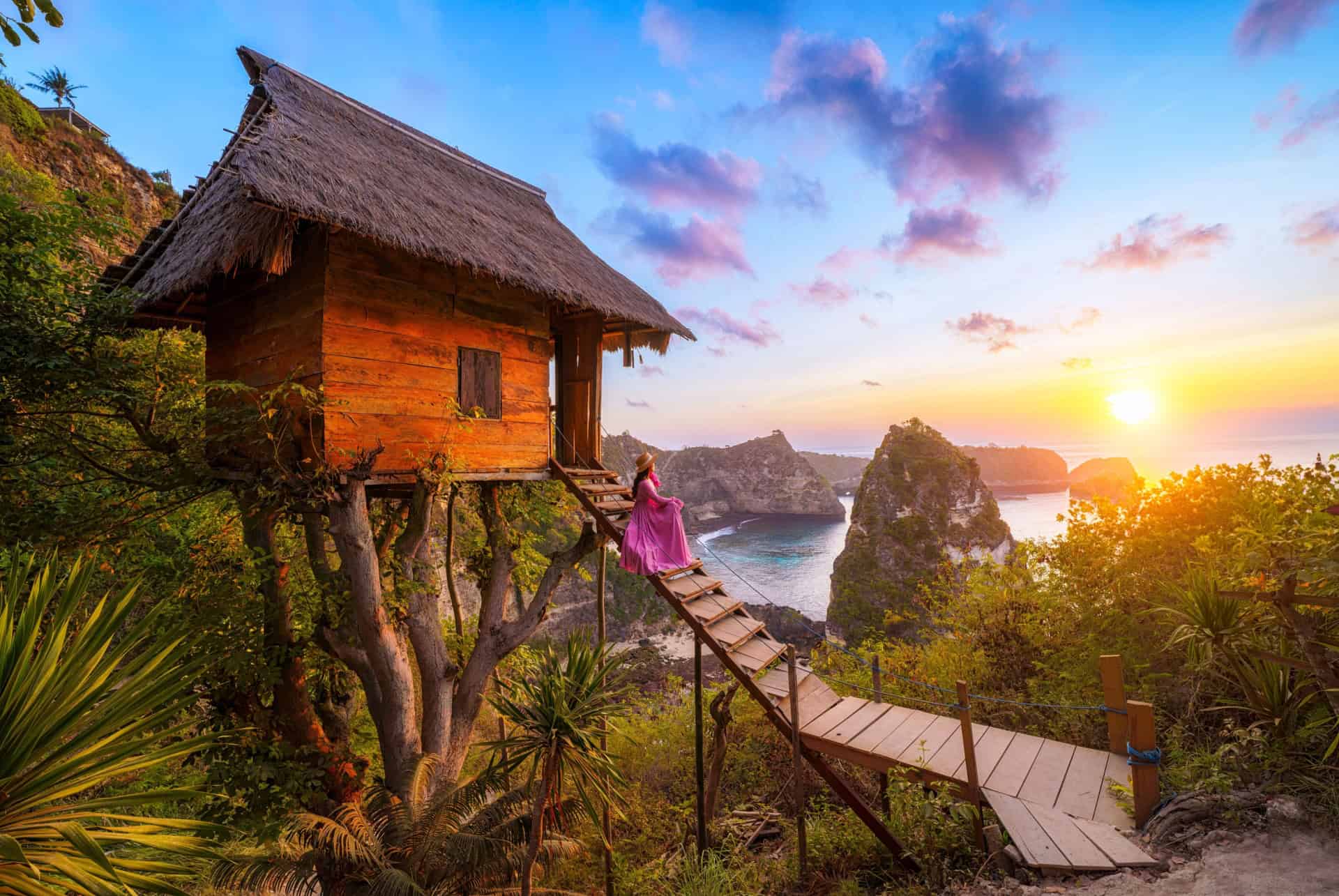 plus belles plages de bali molateng treehouse