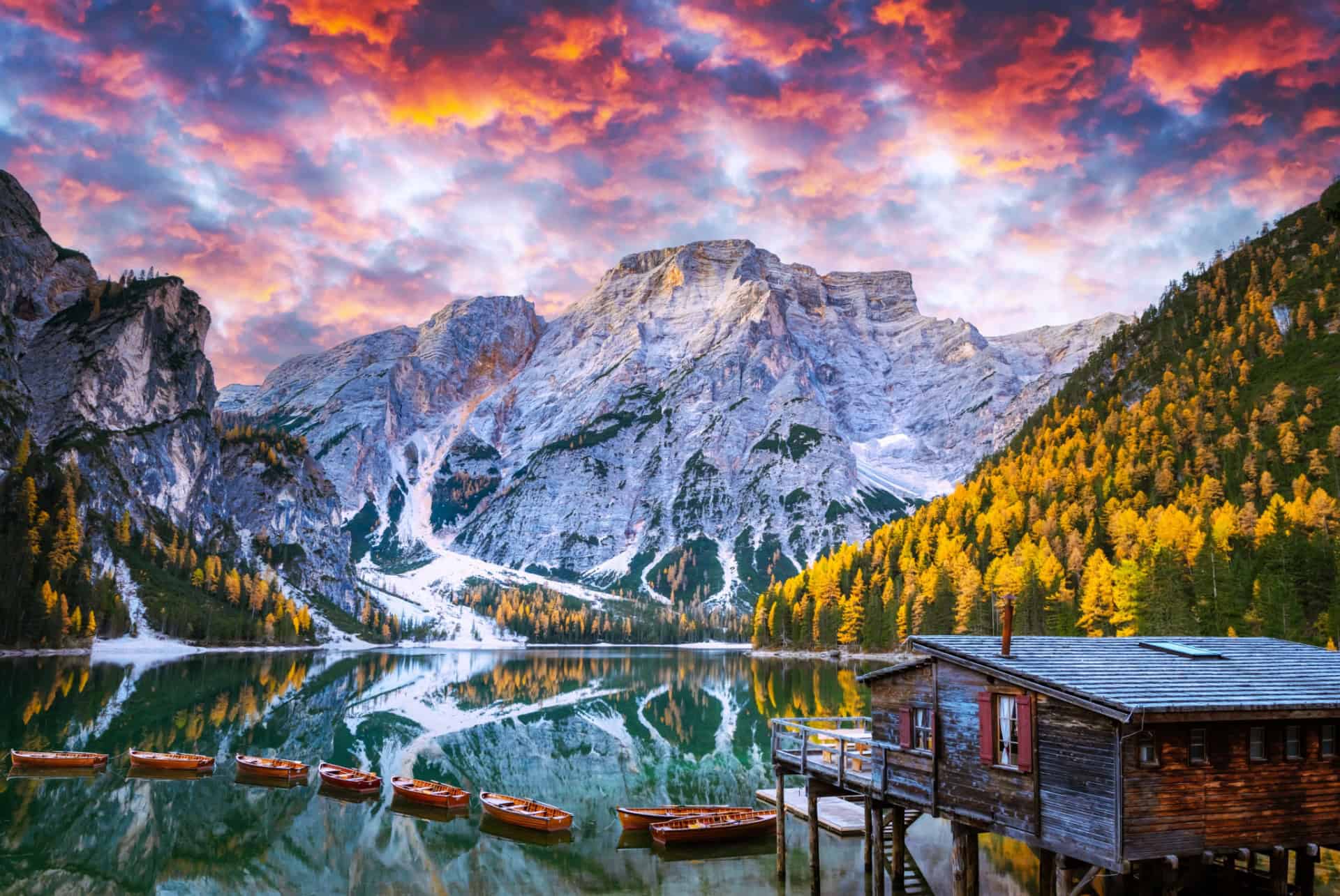 que faire dans les dolomites lac de braies