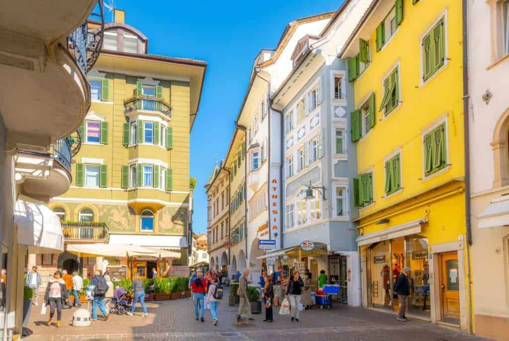 que faire dans les dolomites visiter bolzano