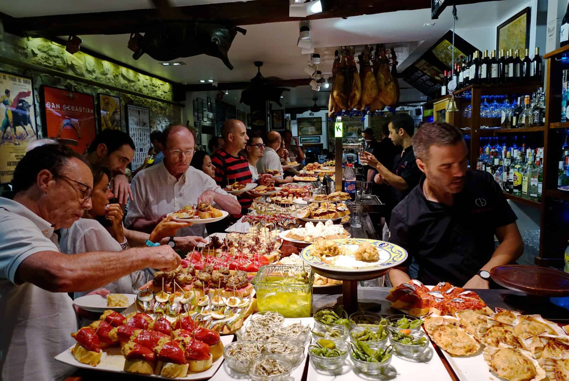 bar à pintxos san sebastien