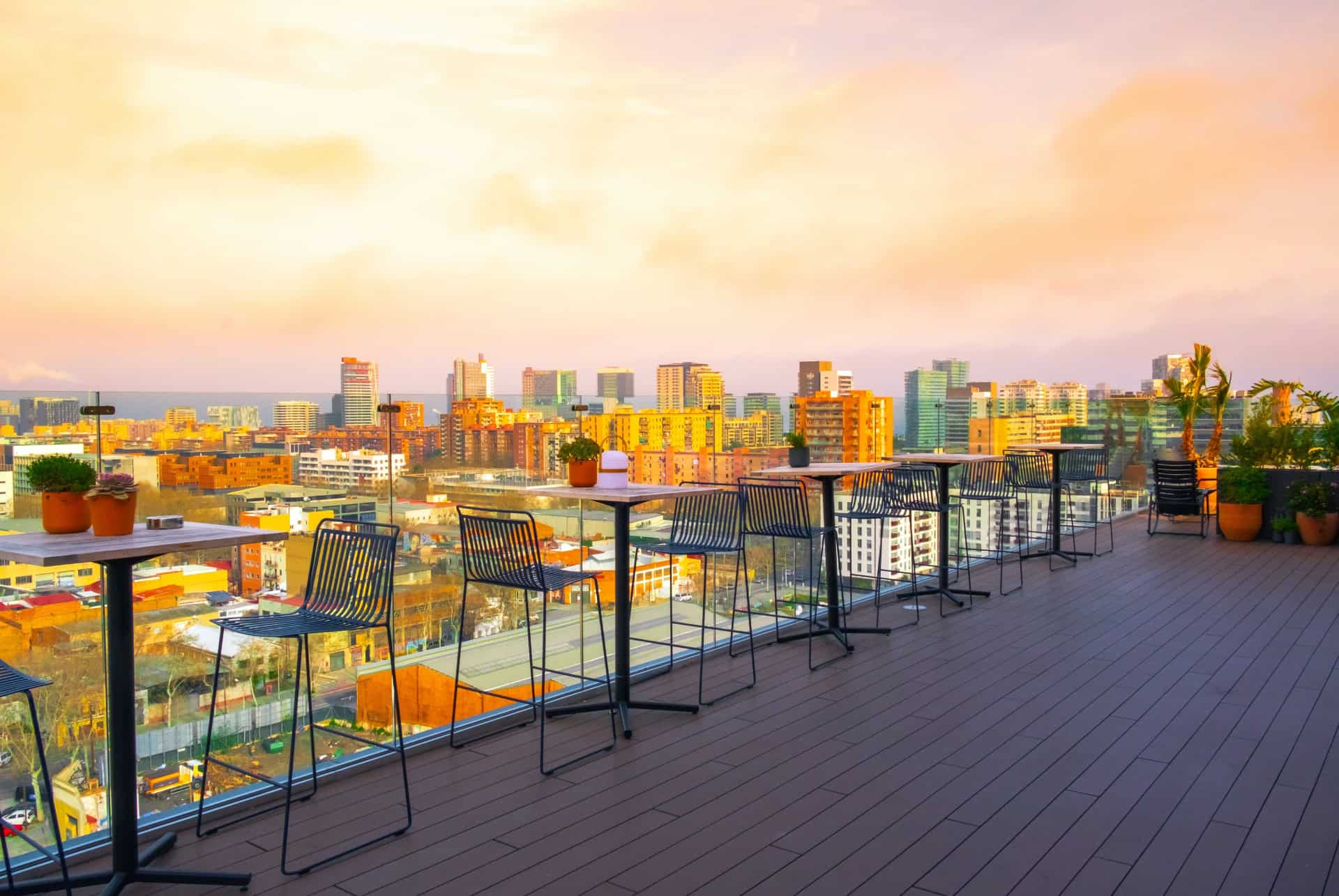 rooftop barcelone en juillet