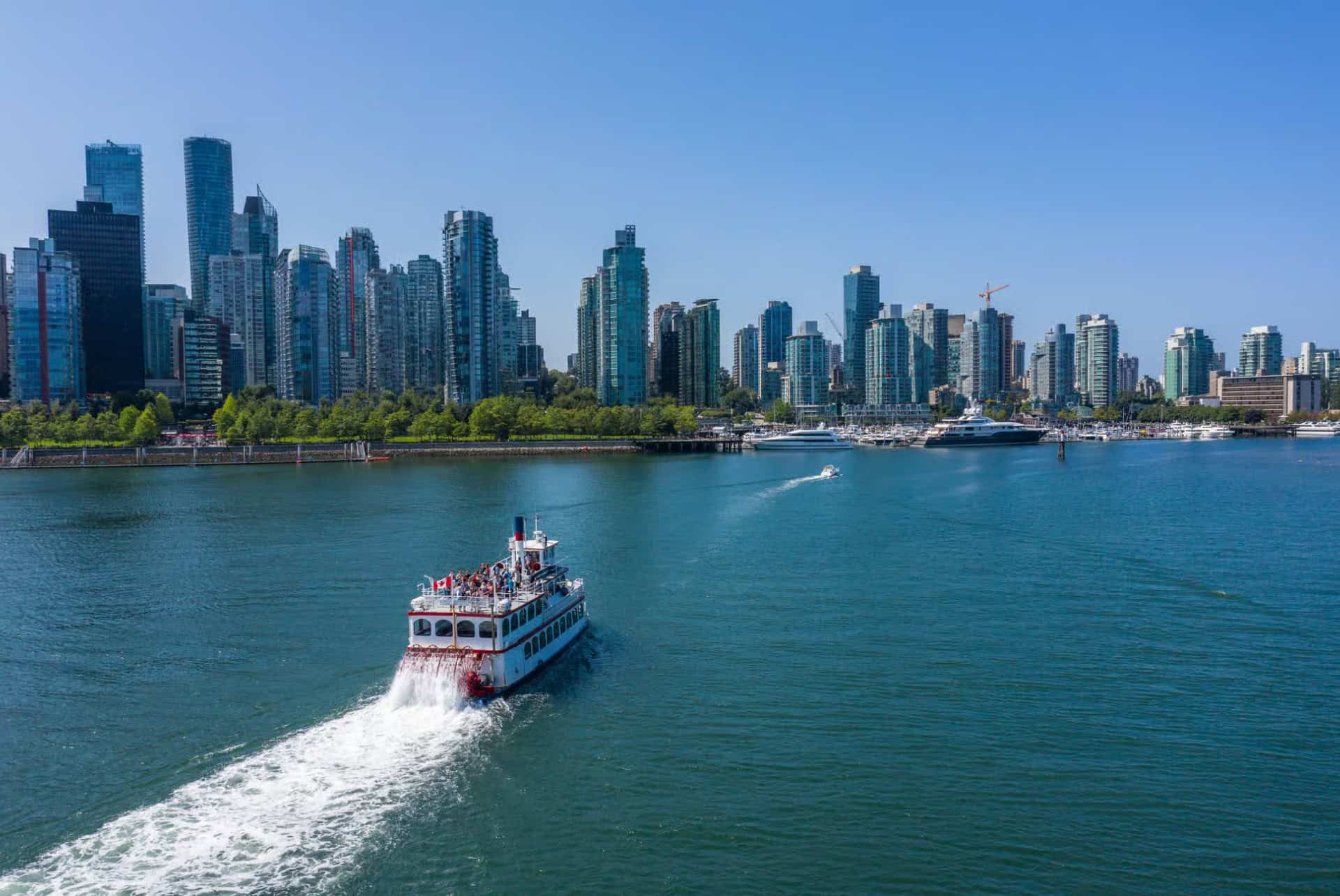 croisiere panoramique dans le port de vancouver