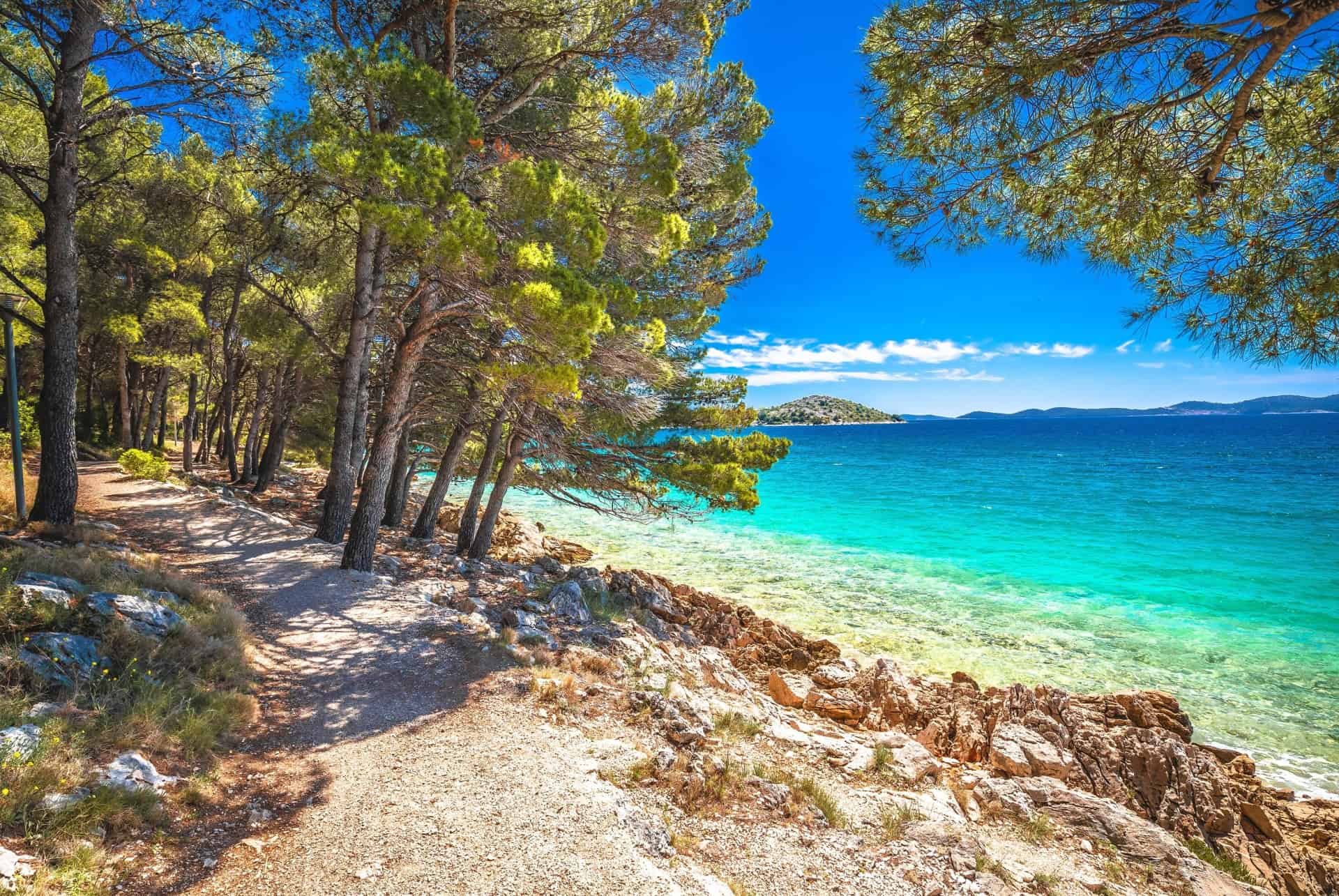 plage zadar croatie en aout
